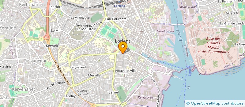 localisation de l'entreprise OFFICE CENTRAL DE GESTION BRETAGNE à LORIENT
