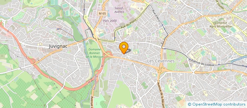 localisation de l'entreprise OFFICE CENTRAL ETUDIANT à MONTPELLIER