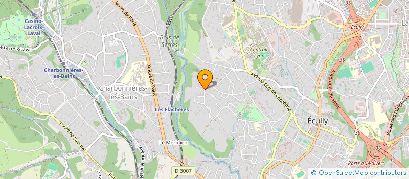 localisation de l'entreprise OFFICE CENTRALE D'EDITIONS ADMINISTRATIVES NATIONALES  ECULLY