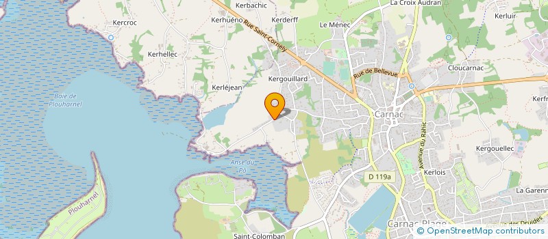localisation de l'entreprise OFFICE COMMER EUROPE ATLANT N à CARNAC