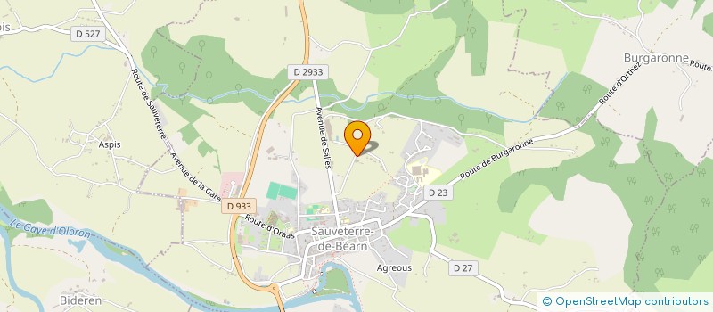 localisation de l'entreprise OFFICE COMMERCE ARTISANAT BEARN GAVES  SAUVETERRE-DE-BEARN