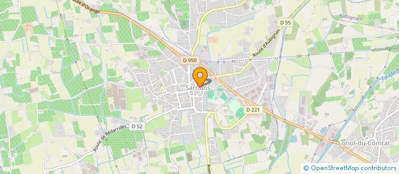 localisation de l'entreprise OFFICE COMMUNAUTAIRE DES SPORTS DENTELLES-BREGOUX à SARRIANS