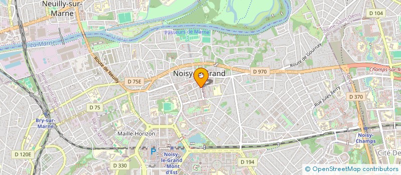 localisation de l'entreprise OFFICE CONSEILS GESTION RESTAURATION à NOISY-LE-GRAND