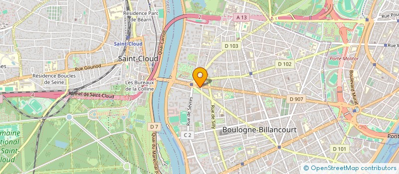 localisation de l'entreprise OFFICE CONSTRUCTION REHABILITATION à BOULOGNE-BILLANCOURT