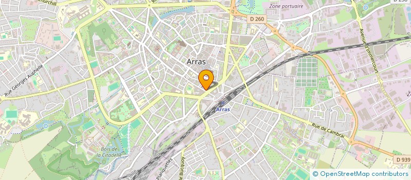 localisation de l'entreprise OFFICE CONSULTING PROTECTION SECURITE à ARRAS
