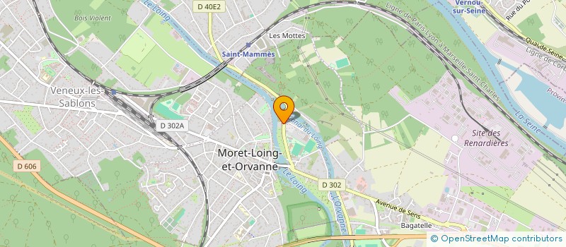 localisation de l'entreprise OFFICE COORDINAT ANIMAT LOCALE MORET  MORET-LOING-ET-ORVANNE