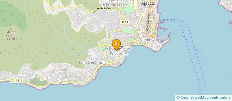 localisation de l'entreprise OFFICE CORSE IMMOBILIER à AJACCIO