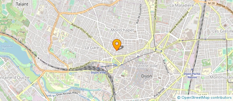 localisation de l'entreprise OFFICE COTE D'ORIEN COOPERATION A ECOLE à DIJON