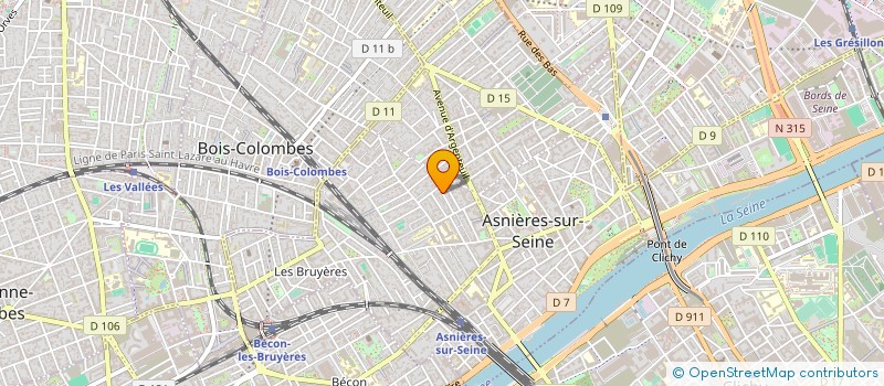 localisation de l'entreprise OFFICE CREATION & ASSISTANCE à ASNIERES-SUR-SEINE