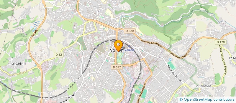 localisation de l'entreprise OFFICE CULTU ET D ANIMATION DE VOIRON à VOIRON