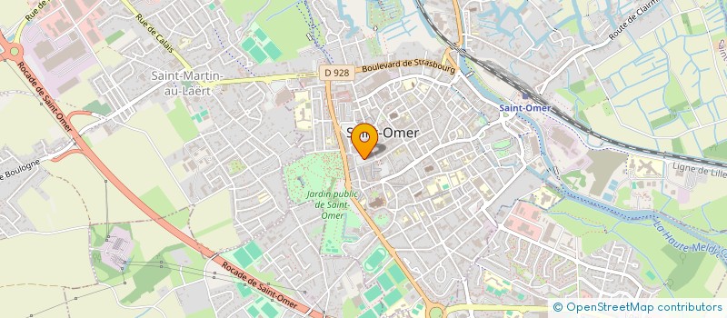 localisation de l'entreprise OFFICE CULTUREL DE ST OMER  SAINT-OMER