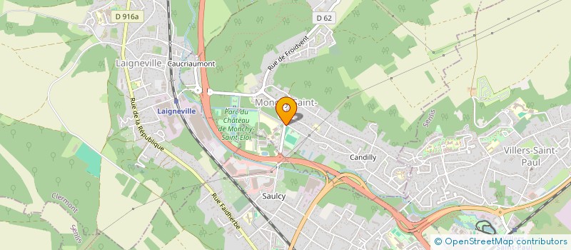 localisation de l'entreprise OFFICE CULTUREL ET SPORTIF  MONCHY-SAINT-ELOI