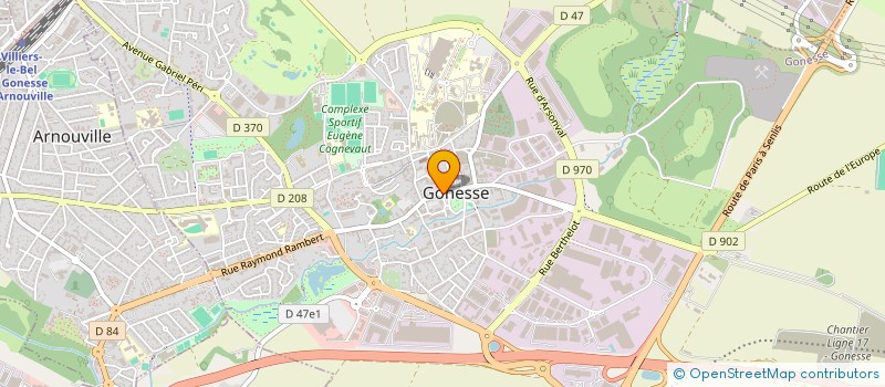 localisation de l'entreprise OFFICE CULTUREL MUNICIPAL  GONESSE