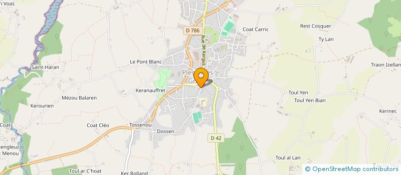 localisation de l'entreprise OFFICE CULTUREL MUNICIPAL  TI AN OLL à PLESTIN-LES-GREVES