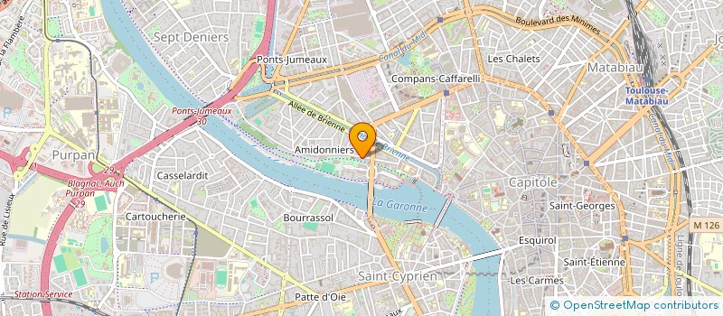 localisation de l'entreprise OFFICE CULTUREL REGIO CREAT EDITI DIFFUS à TOULOUSE