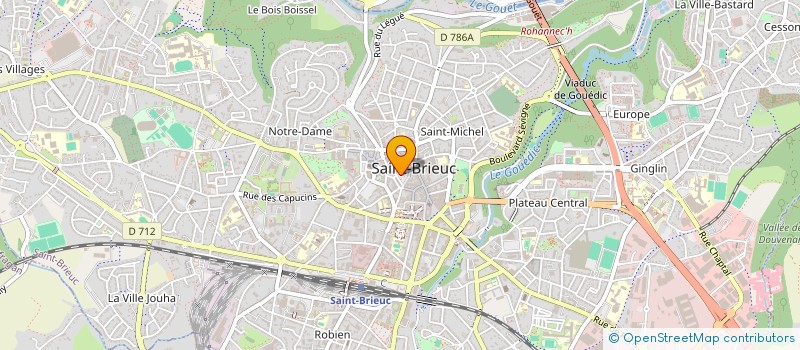 localisation de l'entreprise OFFICE D'ACTION CULTURELLE à SAINT-BRIEUC