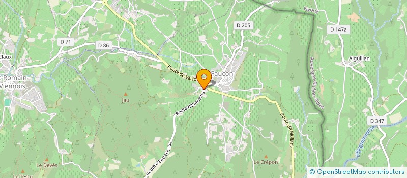 localisation de l'entreprise OFFICE D EXPRESSION DE L IMAGE LOCALE  FAUCON