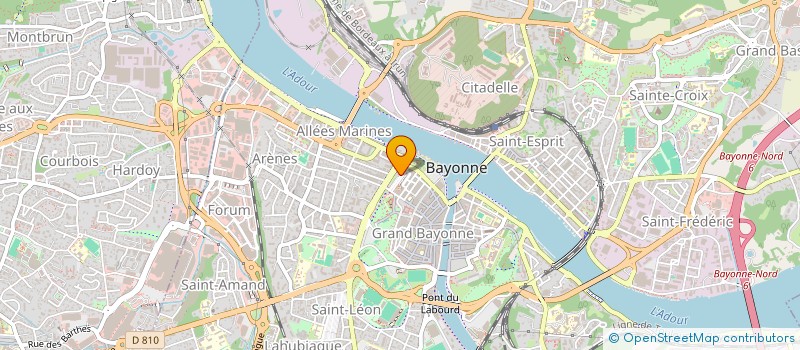 localisation de l'entreprise OFFICE DE COMMERCE DE BAYONNE à BAYONNE