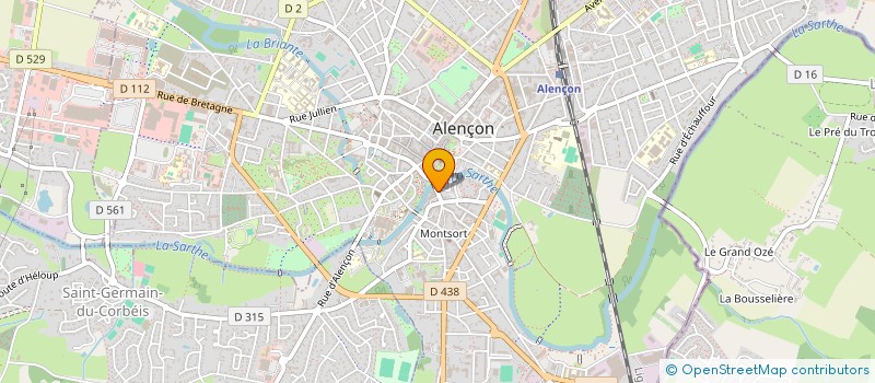 localisation de l'entreprise OFFICE DE COMMERCE ET DE L ARTISANAT D ALENCON à ALENCON