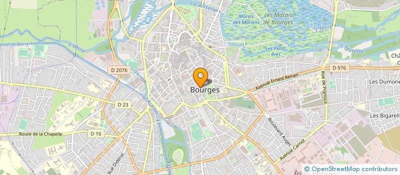 localisation de l'entreprise OFFICE DE COMMERCE ET DE L'ARTISANAT DE BOURGES (OCAB)  BOURGES