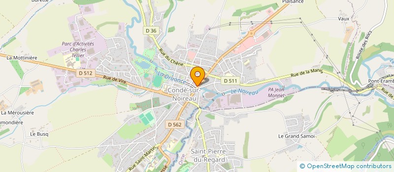 localisation de l'entreprise OFFICE DE COMMERCE ET DE L'ARTISANAT DE CONDE-EN-NORMANDIE  CONDE-EN-NORMANDIE