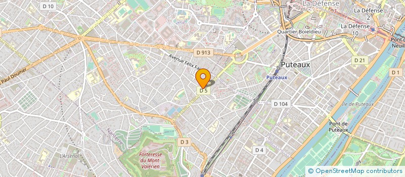 localisation de l'entreprise OFFICE DE CREATION à NANTERRE