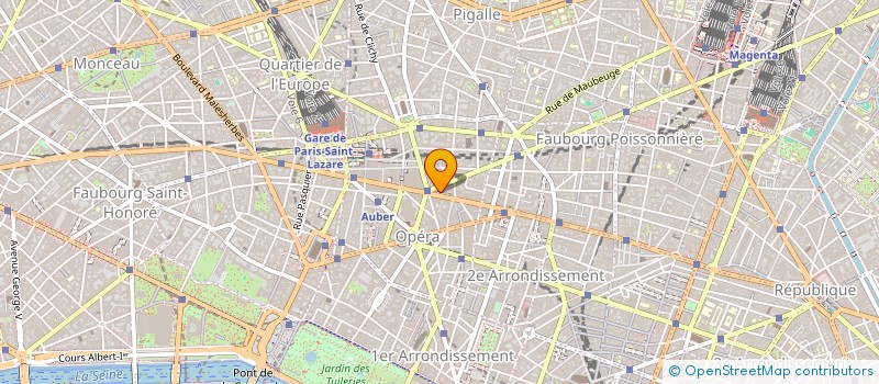 localisation de l'entreprise OFFICE DE DEVELOPPEMENT  PARIS