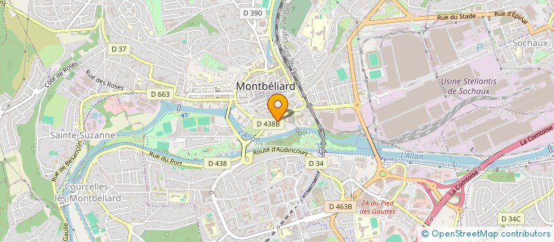 localisation de l'entreprise OFFICE DE GESTION ET DE TRANSACTIONS  MONTBELIARD