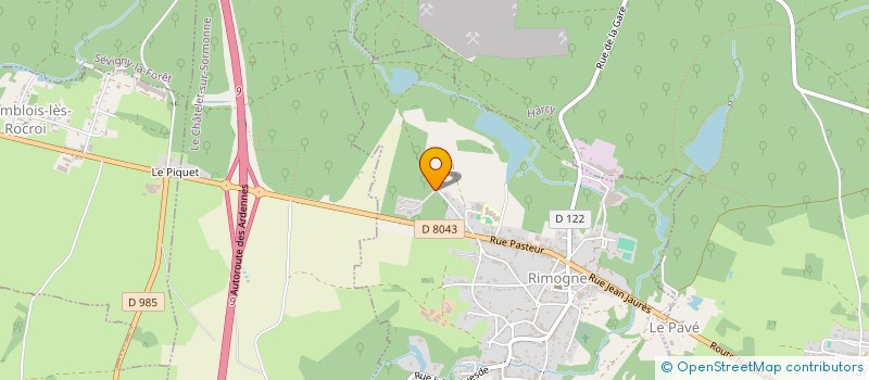 localisation de l'entreprise OFFICE DE L'IMAGINAIRE ARDENNAIS  RIMOGNE