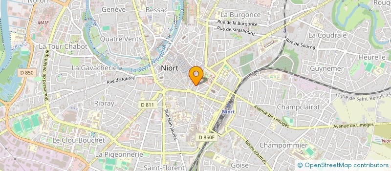 localisation de l'entreprise OFFICE DE L'IMMOBILIER à NIORT