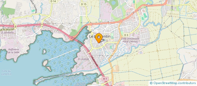 localisation de l'entreprise OFFICE DE LA CULTURE DU LAMENTIN  LE LAMENTIN