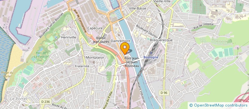 localisation de l'entreprise OFFICE DE LA JEUNESSE DE DESVRES à BOULOGNE-SUR-MER