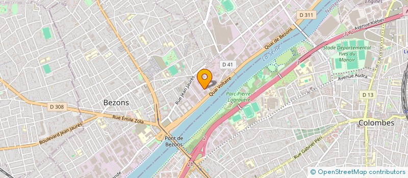 localisation de l'entreprise OFFICE DE MANUTENTIONS TERTIAIRES  BEZONS