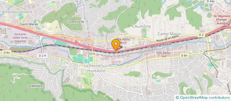 localisation de l'entreprise OFFICE DE PLACEMENTS DES RISQUES D'ASSURANCES  AUBAGNE