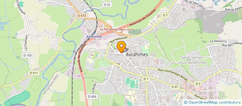 localisation de l'entreprise OFFICE DE TOURIME MONT-SAINT-MICHEL - NORMANDIE  AVRANCHES