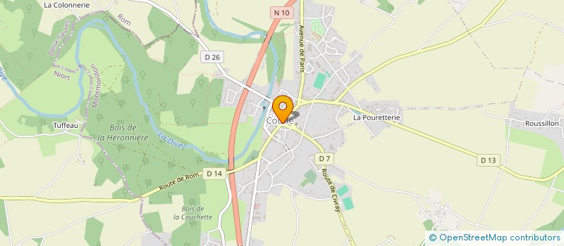 localisation de l'entreprise OFFICE DE TOURISME à VALENCE-EN-POITOU