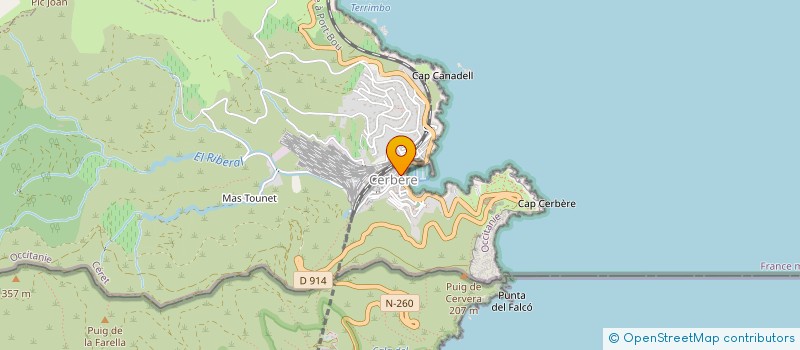 localisation de l'entreprise OFFICE DE TOURISME à CERBERE