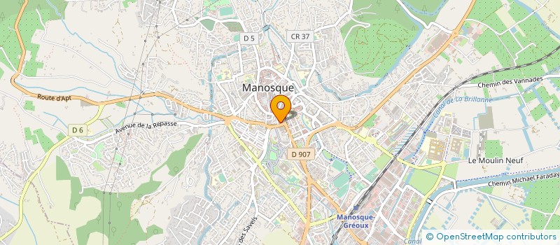 localisation de l'entreprise OFFICE DE TOURISME à MANOSQUE