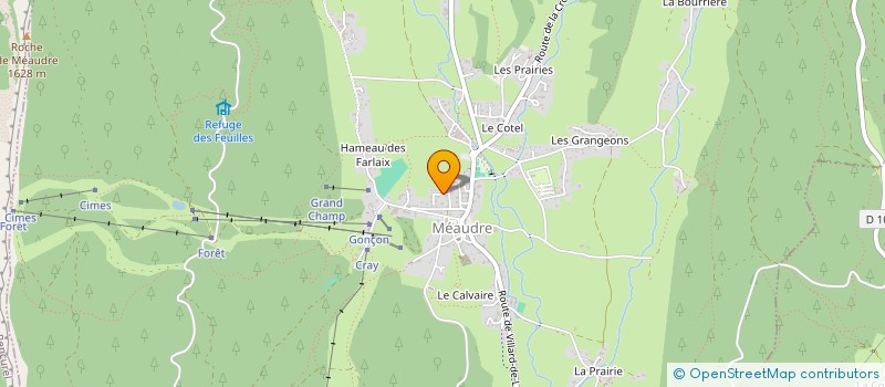 localisation de l'entreprise OFFICE DE TOURISME à AUTRANS-MEAUDRE EN VERCORS