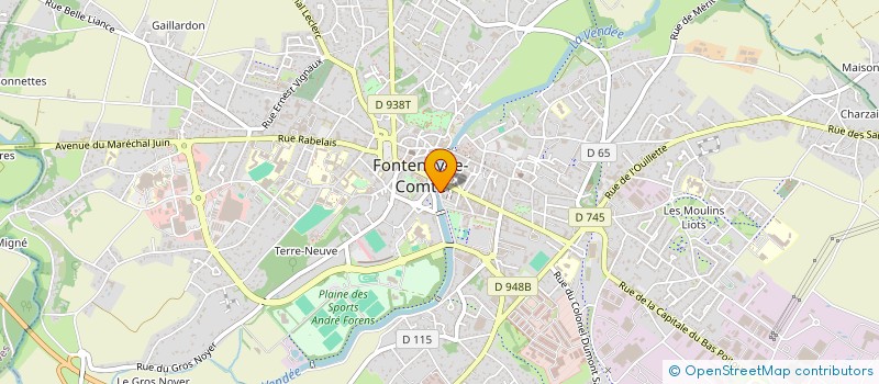 localisation de l'entreprise OFFICE DE TOURISME à FONTENAY-LE-COMTE