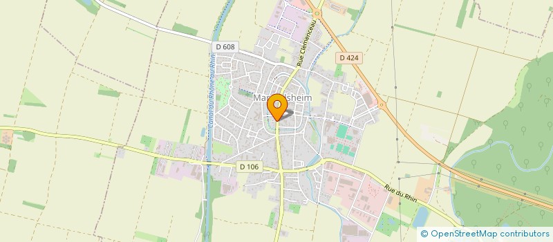 localisation de l'entreprise OFFICE DE TOURISME à MARCKOLSHEIM