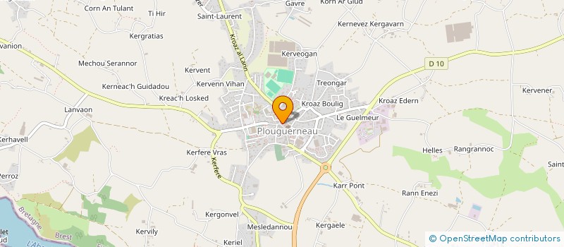 localisation de l'entreprise OFFICE DE TOURISME à PLOUGUERNEAU