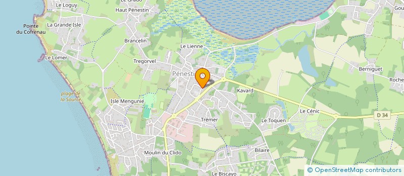 localisation de l'entreprise OFFICE DE TOURISME à PENESTIN
