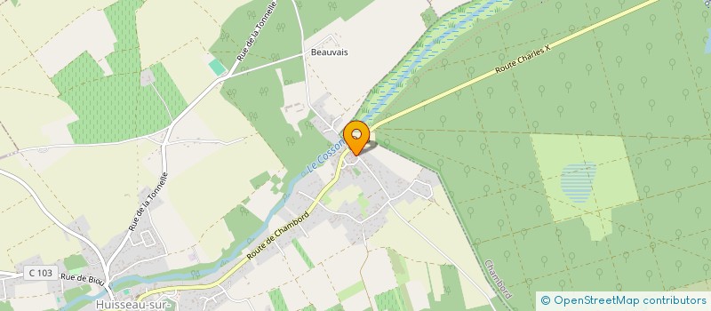 localisation de l'entreprise OFFICE DE TOURISME à HUISSEAU-SUR-COSSON