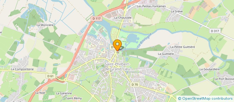 localisation de l'entreprise OFFICE DE TOURISME à SAINT-PHILBERT-DE-GRAND-LIEU