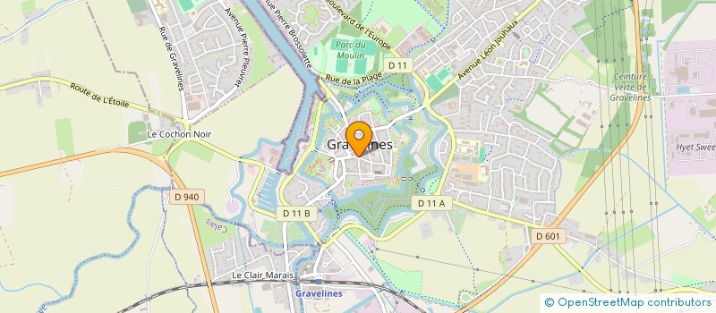 localisation de l'entreprise OFFICE DE TOURISME à GRAVELINES