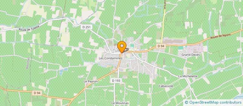 localisation de l'entreprise OFFICE DE TOURISME à TULETTE