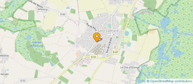 localisation de l'entreprise OFFICE DE TOURISME à SAINT-LYPHARD