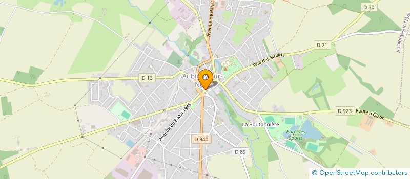 localisation de l'entreprise OFFICE DE TOURISME à AUBIGNY-SUR-NERE