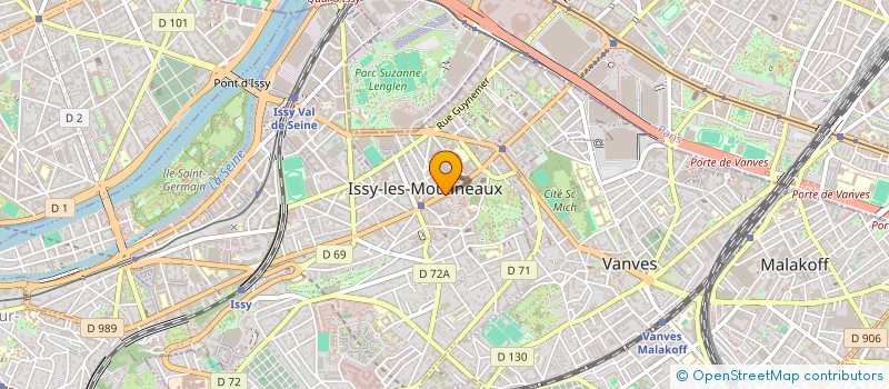 localisation de l'entreprise OFFICE DE TOURISME à ISSY-LES-MOULINEAUX